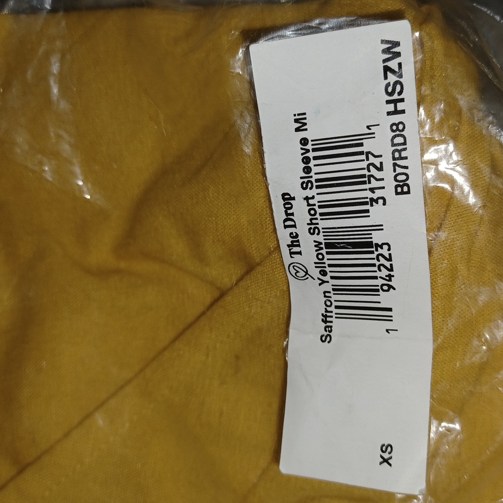 Paolaalberdi The Drop saffron yellow dress - Picture 4 of 4